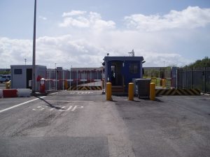 Automatic Barriers Near Entrance