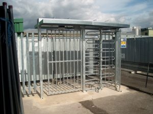 Full Height Turnstile Silver