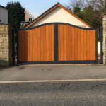 Double Lead Swing Gate Bow Top