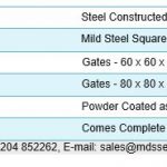 spec manual swing gates
